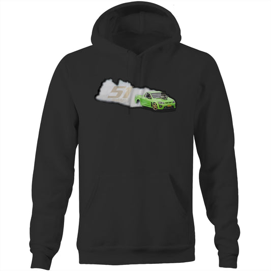 Goldy 51 14LOZ Drifting AS Colour Stencil - Pocket Hoodie Sweatshirt