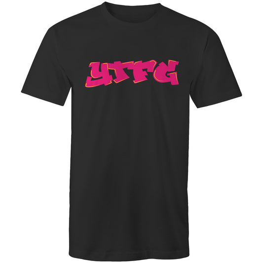 YTFG Graffiti Pink - Front Logo Tee