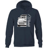VL Calais Blown Front Back AS Colour Stencil - Pocket Hoodie Sweatshirt