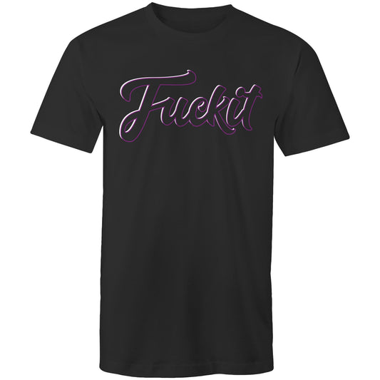 Wheelnuts FCKIT Cursive Purple Outline Tee AS Colour