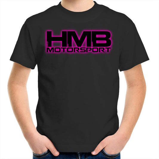 HMB Pink Logo Kids Youth Tee