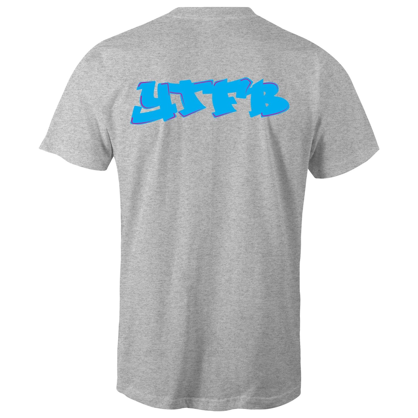 WTFB Graffiti Blue - Double Logo Tee