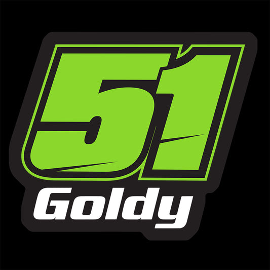Goldy 51 Vinyl Sticker