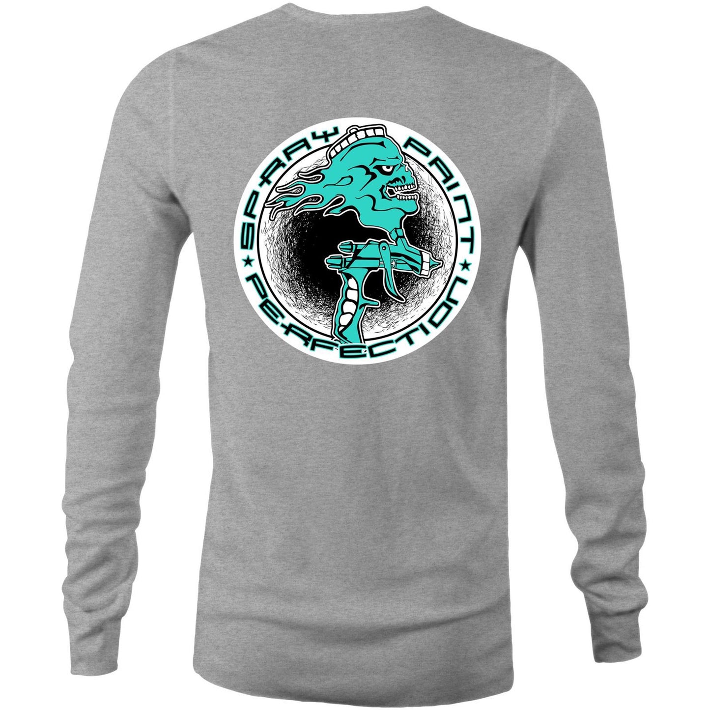 Spray Paint Perfection Double Logo AS Colour Mens Long Sleeve T-Shirt