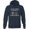 Thats Cute Barra Turbo AS Colour Stencil Hoodie
