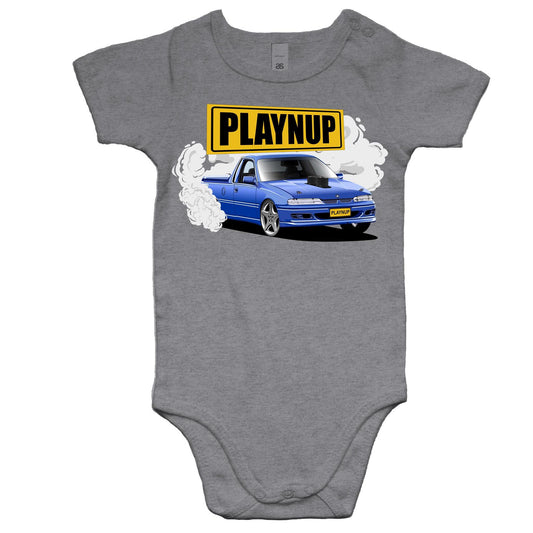 Playnup LS Skid Ute AS Colour Mini Me - Baby Onesie Romper