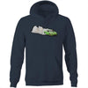Goldy 51 14LOZ Drifting AS Colour Stencil - Pocket Hoodie Sweatshirt