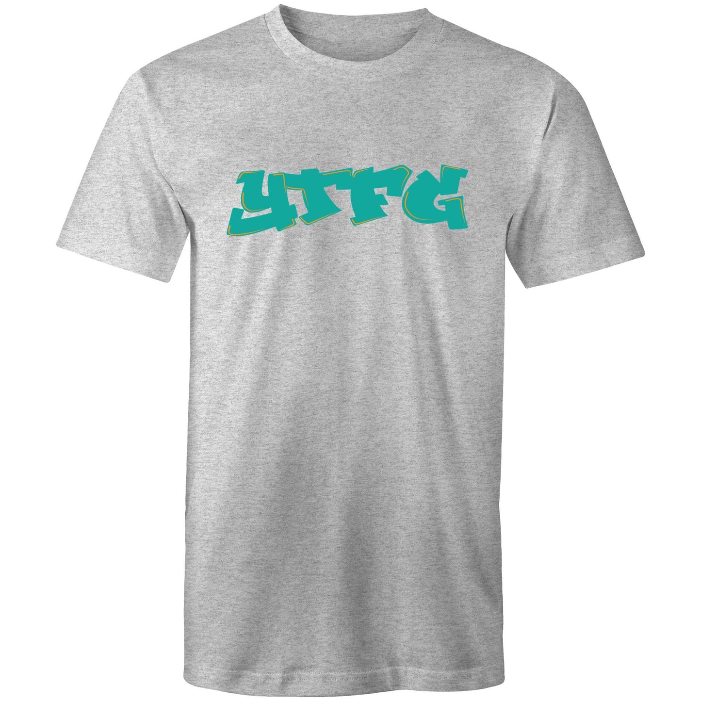 YTFG Graffiti Blue - Front Logo Tee