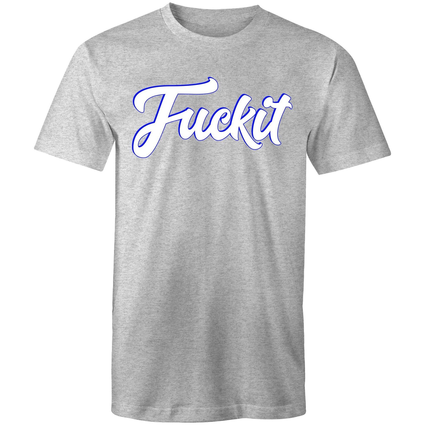 Wheelnuts FCKIT Cursive Blue Outline Tee