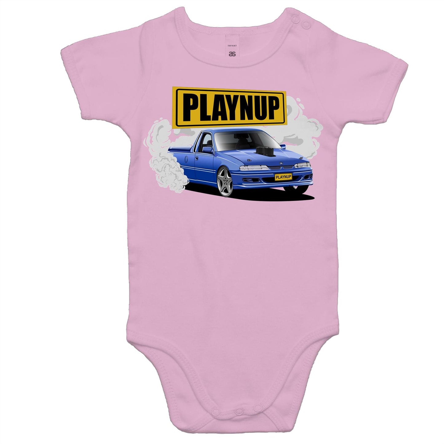 Playnup LS Skid Ute AS Colour Mini Me - Baby Onesie Romper