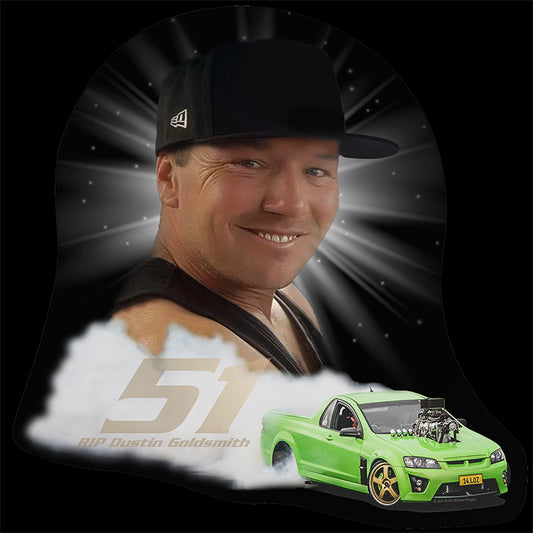 Goldy Memorial Vinyl Sicker 15cm x 15cm