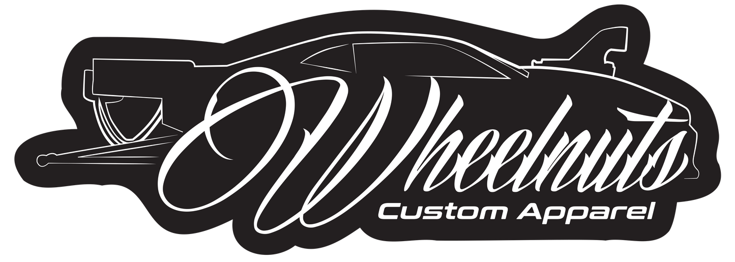 Wheelnuts Custom Apparel Clear With White Sticker 20cm