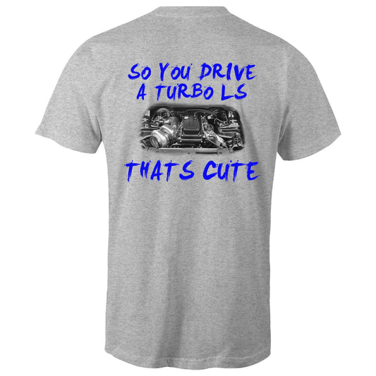 Barra Turbo Thats Cute Blue WN Classic Logo AS Colour Mens T-Shirt