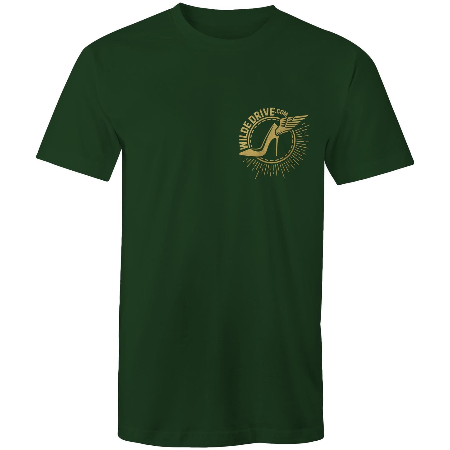 WILDE DRIVE.COM DOUBLE LOGO AS Colour Mens T-Shirt