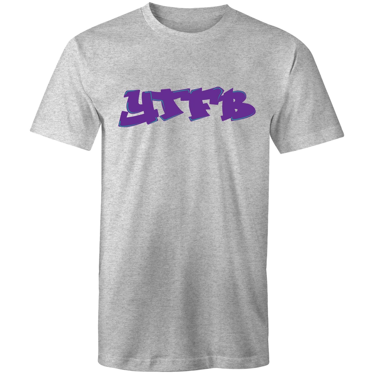 YTFB Graffiti Purple - Front Logo Tee