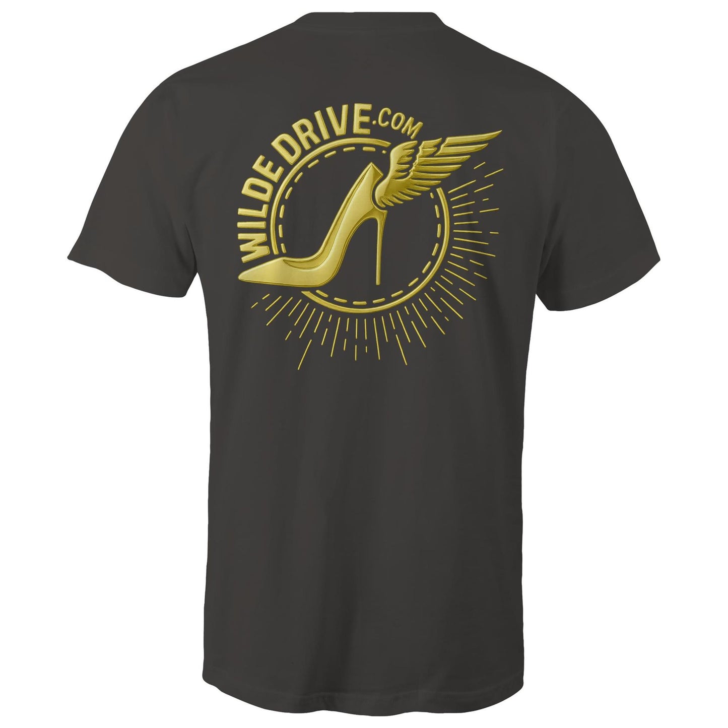 WILDE DRIVE.COM  LIMITED EDITION GOLD CHROME AS Colour Mens T-Shirt
