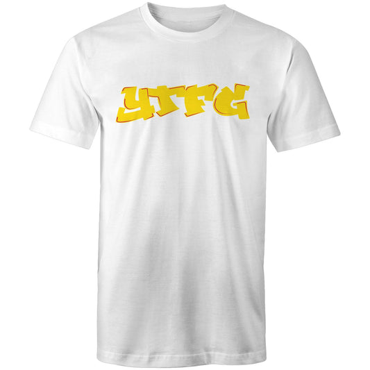YTFG Graffiti Yellow - Front Logo Tee