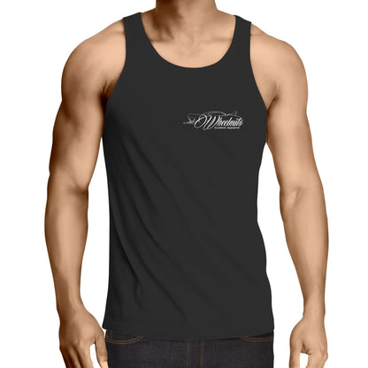 Thats Cute Barra Turbo WN Drag Logo Small AS Colour Mens Singlet Top