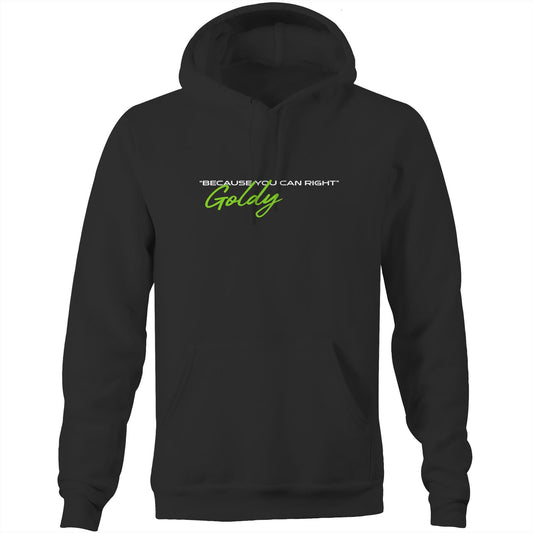 Because You Can Right 51 AS Colour Stencil - Pocket Hoodie Sweatshirt