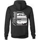 VL Calais Blown Front Back AS Colour Stencil - Pocket Hoodie Sweatshirt