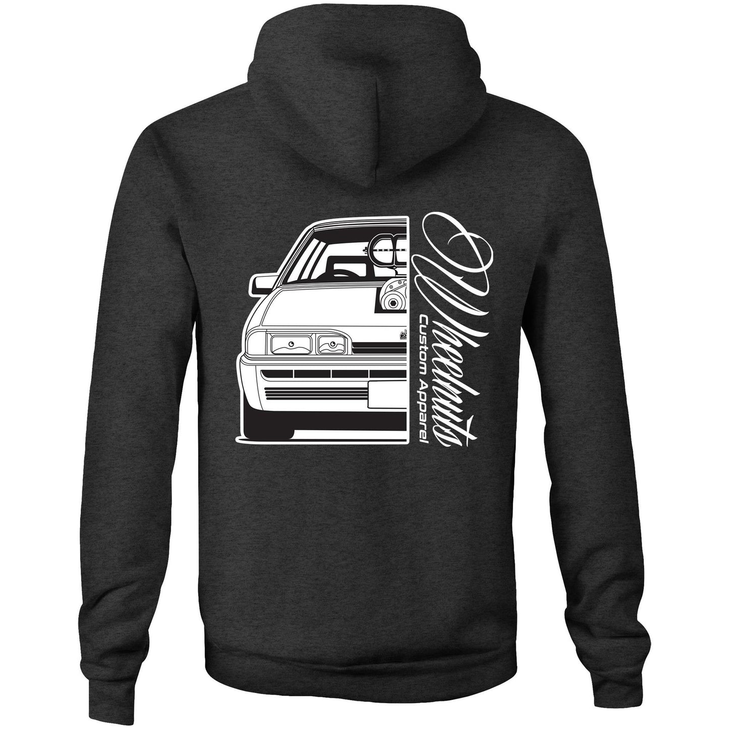 VL Blown AS Colour Stencil - Pocket Hoodie Sweatshirt