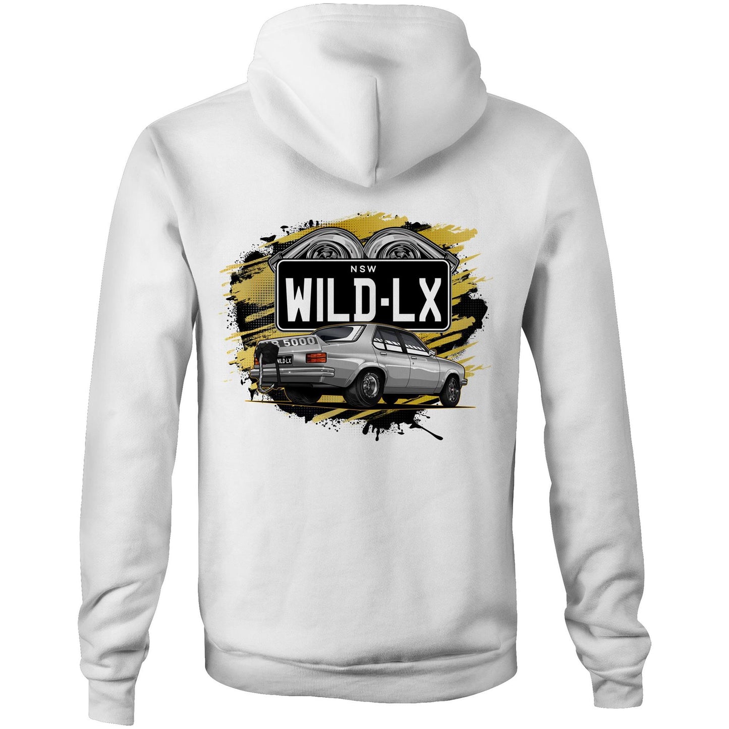 TORANA TT WILD LX AS Colour Stencil Hoodie