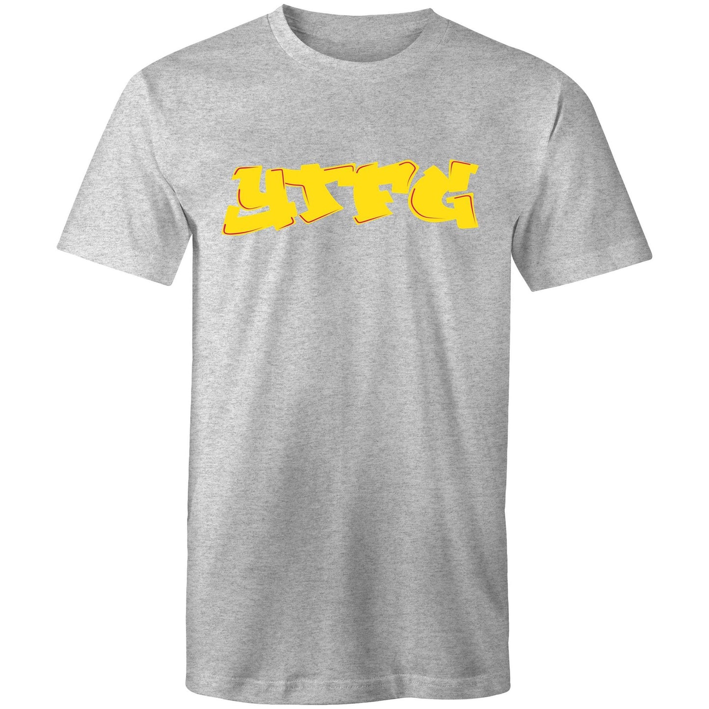 YTFG Graffiti Yellow - Front Logo Tee