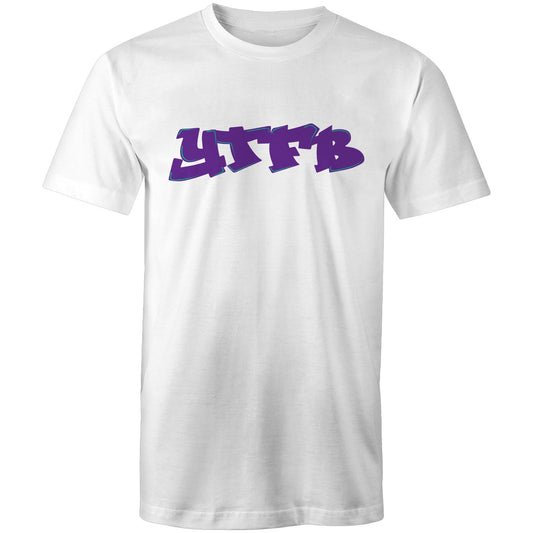 YTFB Graffiti Purple - Front Logo Tee