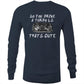 Thats Cute Barra Turbo WN Logo Small AS Colour Long Sleeve