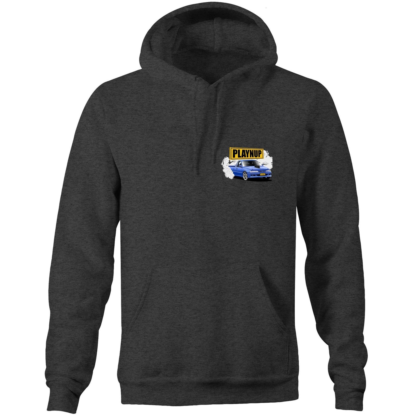 Playnup LS Skid Ute 2 sides Hoodie AS Colour Stencil