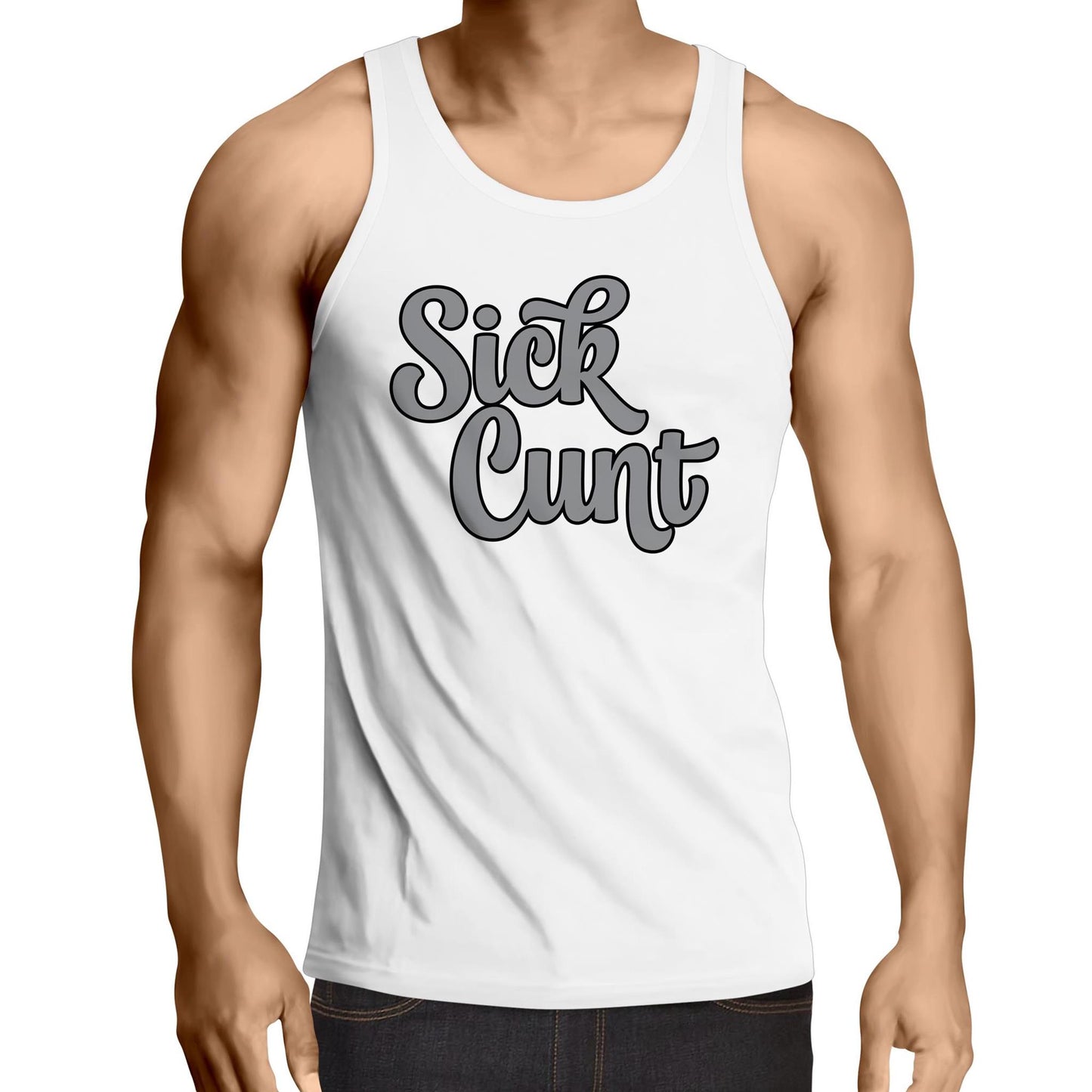 Sick cunt AS Colour - Mens Singlet Top
