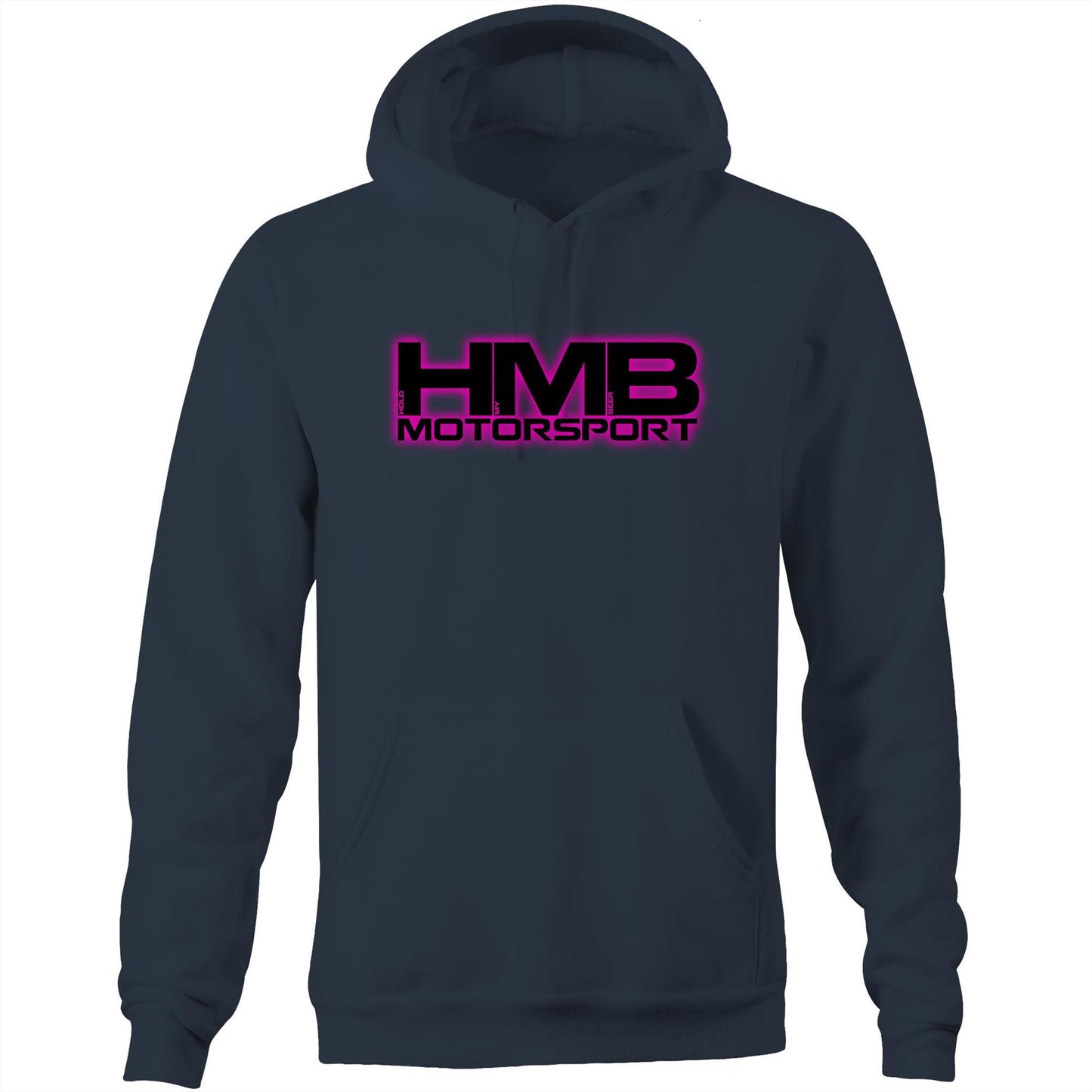 HMB Pink - AS Colour Stencil - Pocket Hoodie Sweatshirt