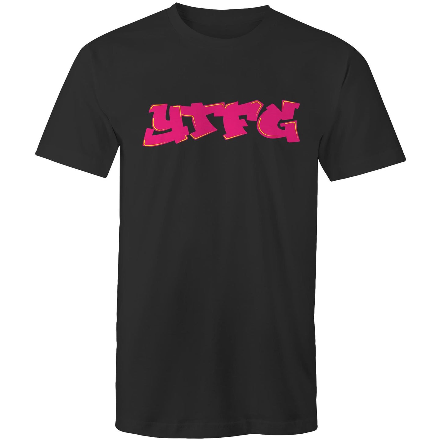YTFG Graffiti Pink - Front Logo Tee
