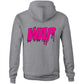 Pussy Built Strong WAP AS Colour Stencil - Pocket Hoodie Sweatshirt