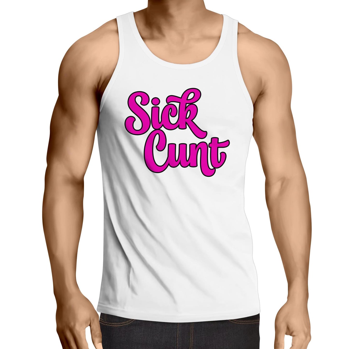 Sick Cunt AS Colour - Mens Singlet Top