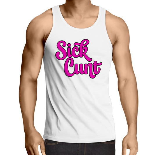 Sick Cunt AS Colour - Mens Singlet Top