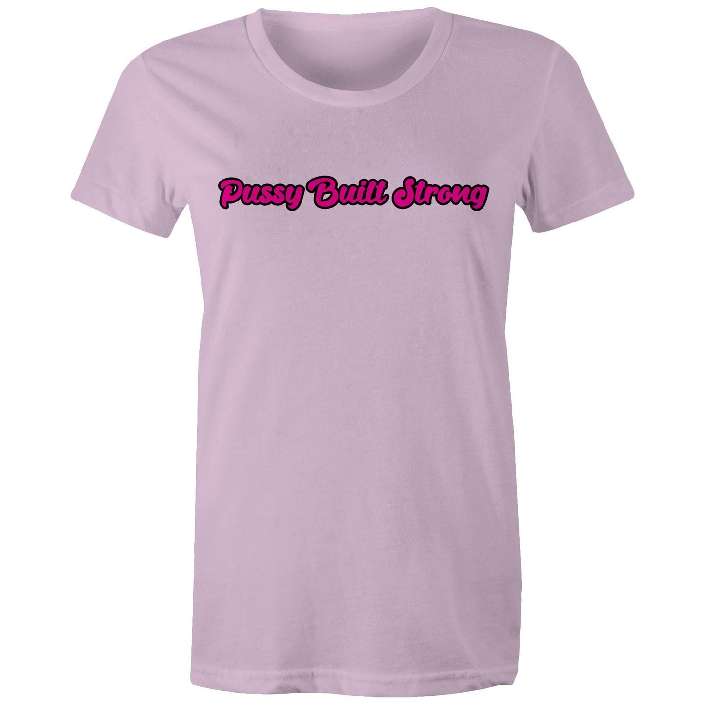 Pussy Built Strong AS Colour - Women's Maple Tee