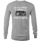 Thats Cute Barra Turbo WN Drag Logo Small AS Colour Long Sleeve