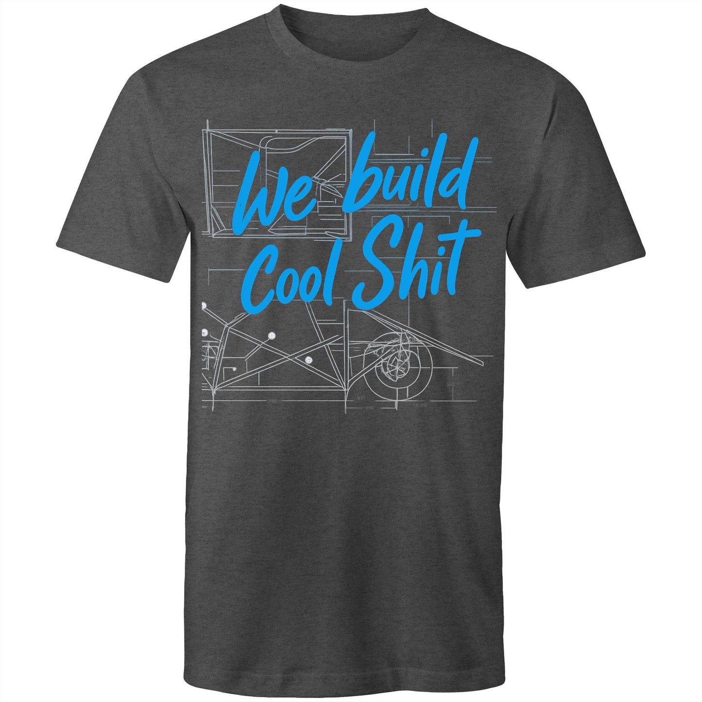 We Build Cool Shit AS Colour Mens T-Shirt