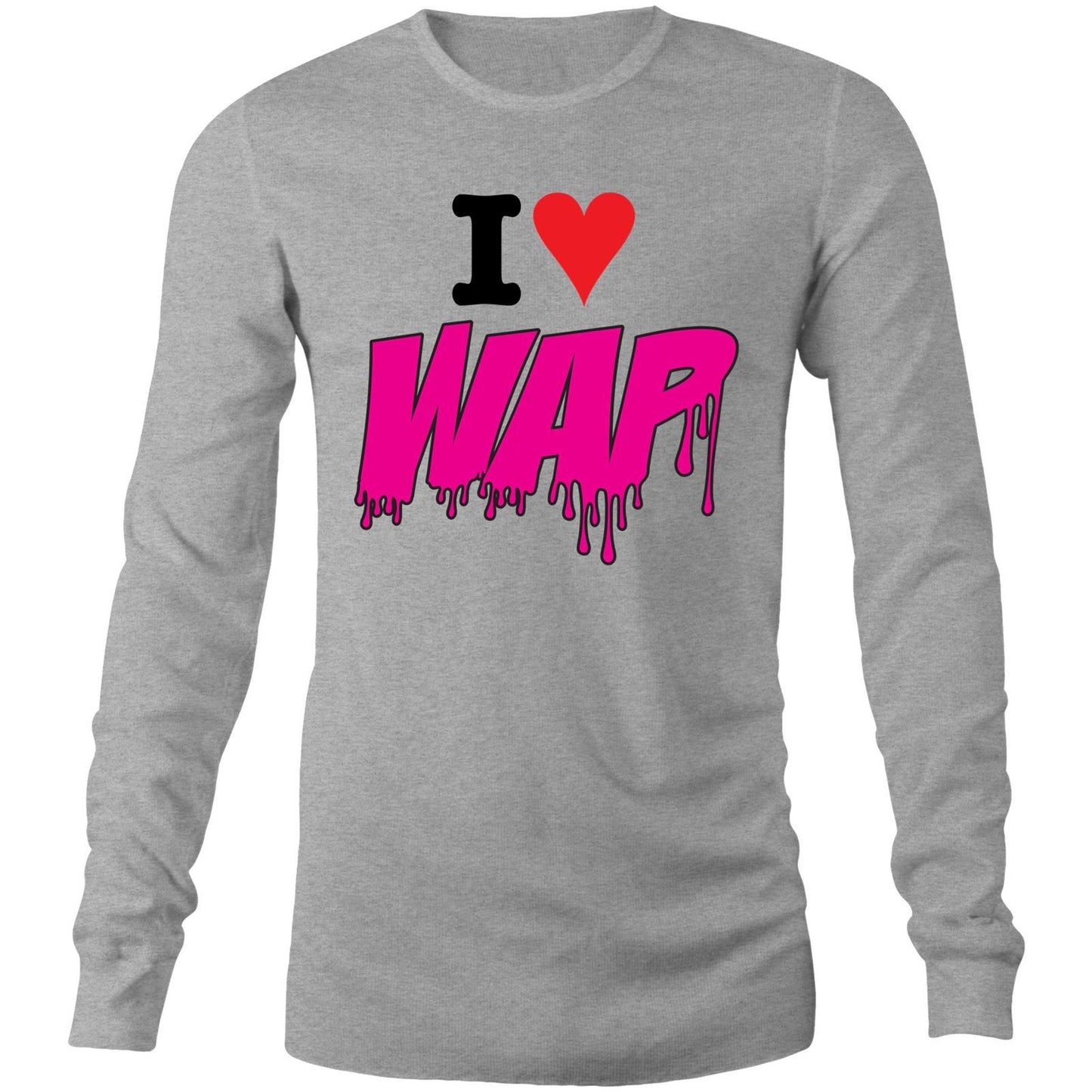 I Love WAP AS Colour - Mens Long Sleeve T-Shirt