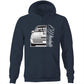 VL Calais Blown Front Back AS Colour Stencil - Pocket Hoodie Sweatshirt