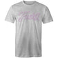 Wheelnuts FCKIT Cursive Purple Outline Tee  AS Colour