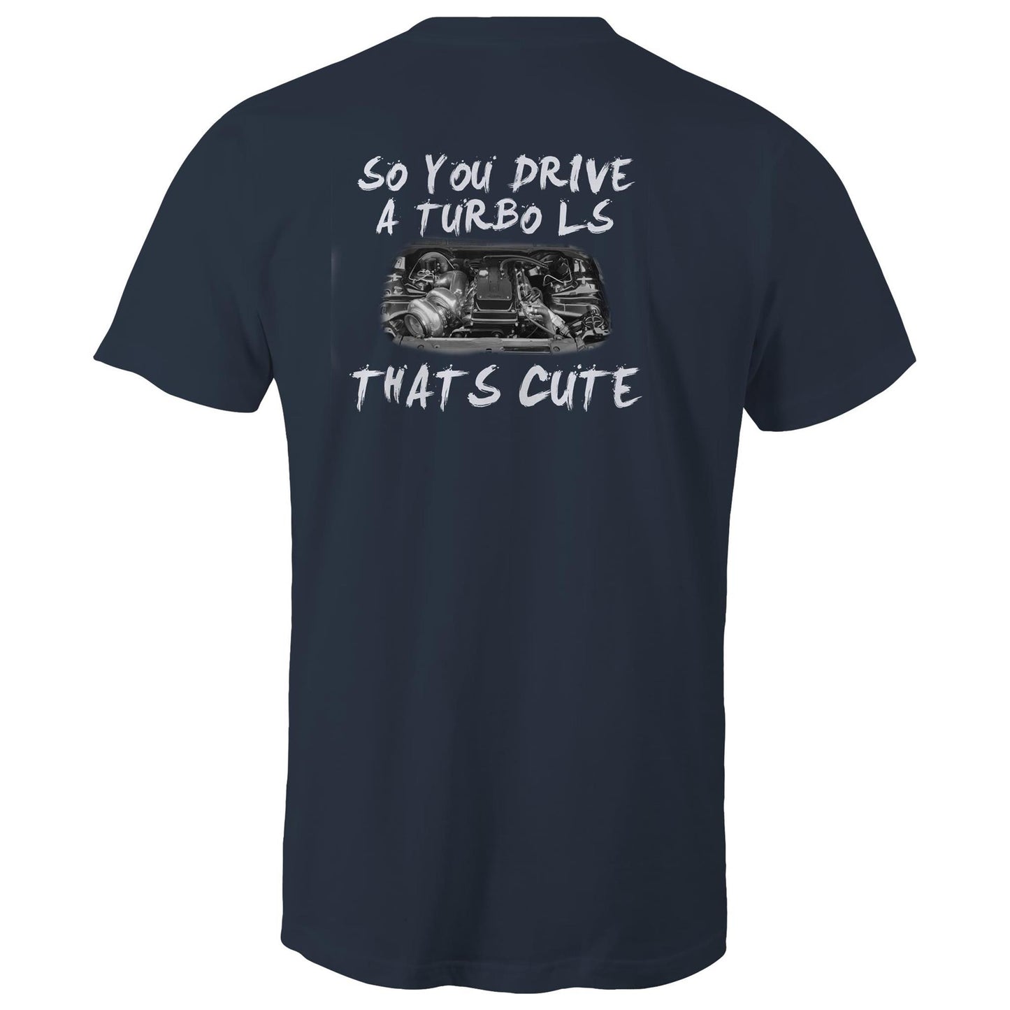 Thats Cute Barra Turbo WN Logo Small AS Colour T-Shirt