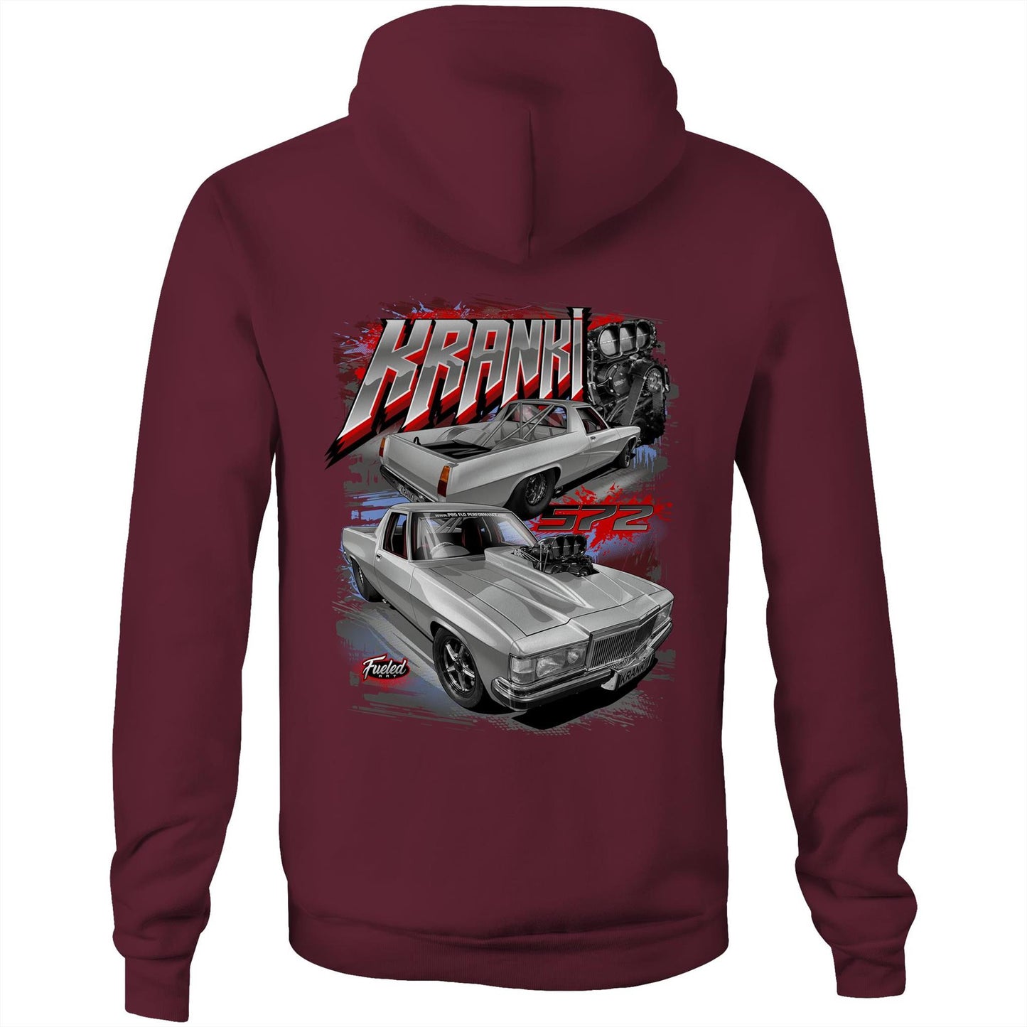 Kranki 572 AS Colour Stencil - Pocket Hoodie Sweatshirt