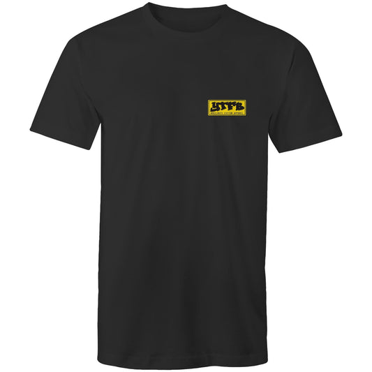 YTFB License Plate Graffiti - Double Logo Tee