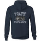 Thats Cute Barra Turbo WN Drag Logo AS Colour Stencil Hoodie