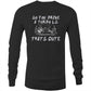 Thats Cute Barra Turbo WN Logo Small AS Colour Long Sleeve