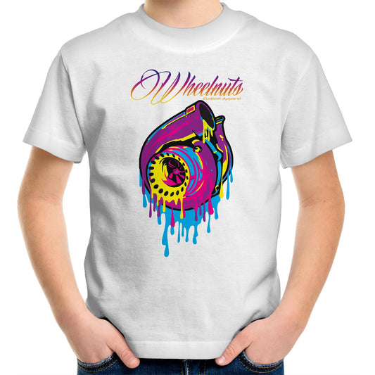 Rainbow turbo Dripping - Kids Youth T-Shirt