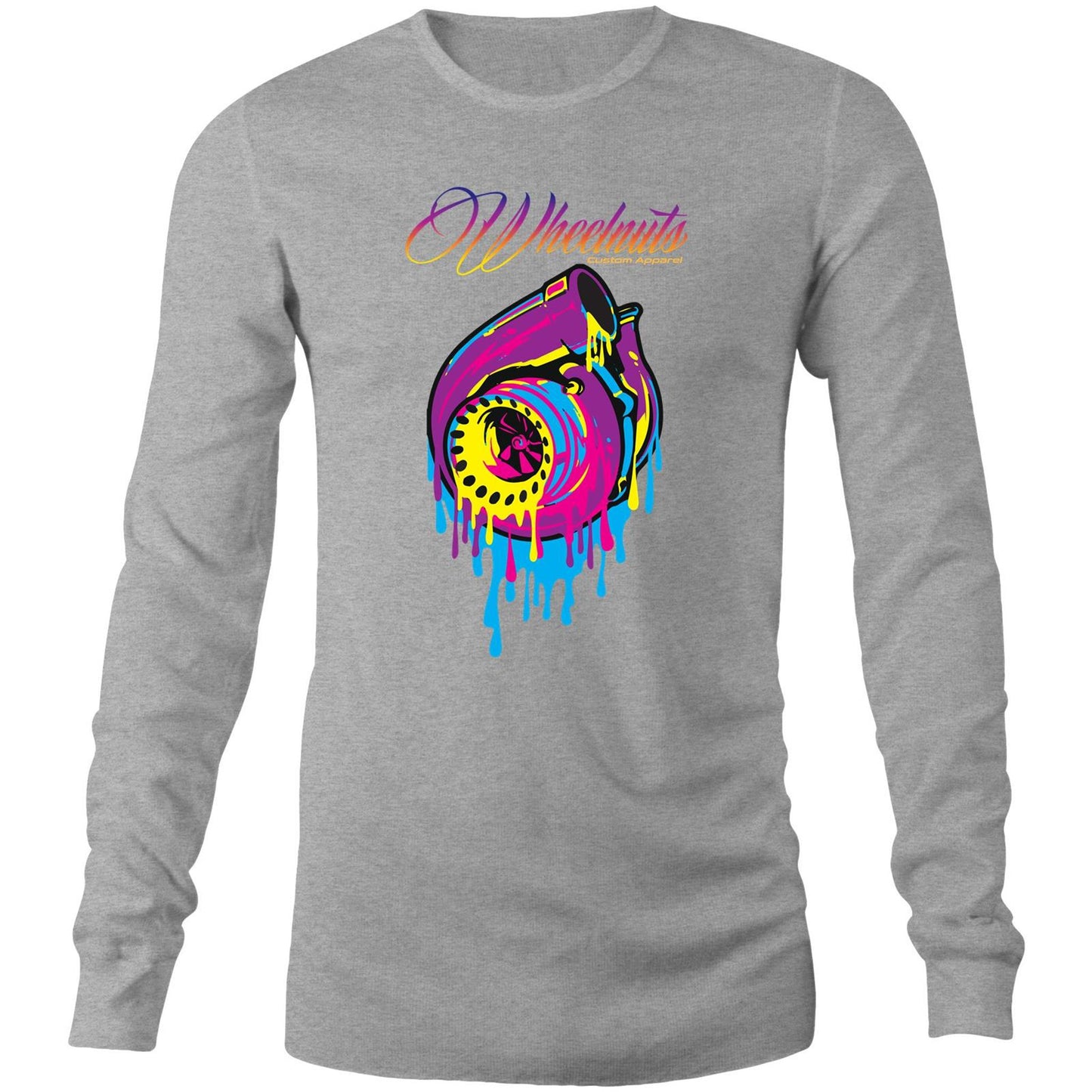 Rainbow Dripping turbo - Mens Long Sleeve T-Shirt