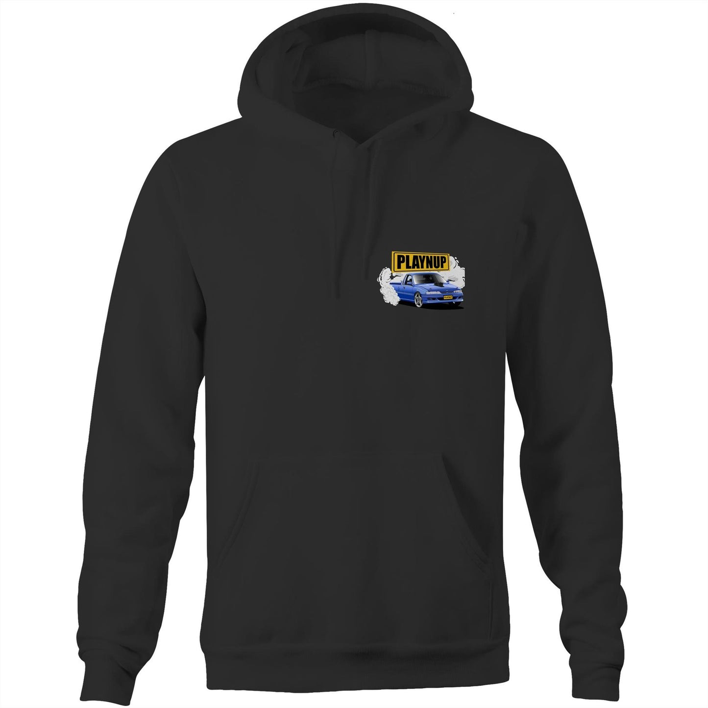 Playnup LS Skid Ute 2 sides Hoodie AS Colour Stencil